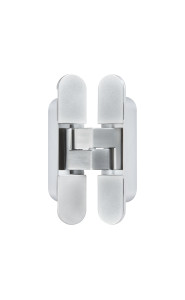 Петля скрытая с 3D регулировкой  115x23-3D-M.CHROME (матовый хром)