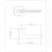 Ручка ADDEN BAU RIVER S-486 GRAPHITE (цвет ГРАФИТ)