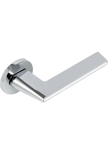Ручка ADDEN BAU RIVER S-486 CHROME / WHITE (цвет ХРОМ БЛЕСТЯЩИЙ/БЕЛАЯ ВСТАВКА)