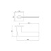 Ручка ADDEN BAU SWEEP Q567 BLACK (цвет ЧЁРНЫЙ МАТОВЫЙ)